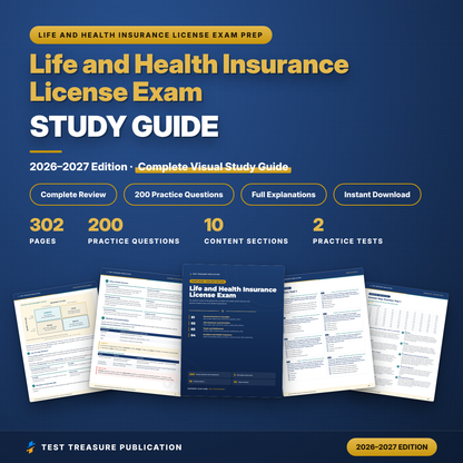 Life and Health Insurance License Exam Study Guide 2026–2027 | Insurance Producer Exam Prep + Practice Tests