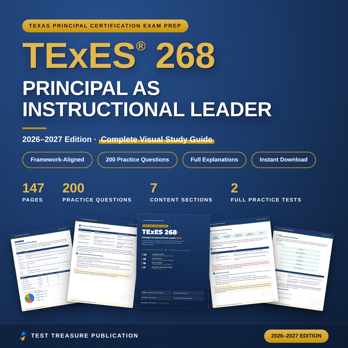TExES Principal as Instructional Leader 268 Study Guide 2026–2027 | 200 Practice Questions