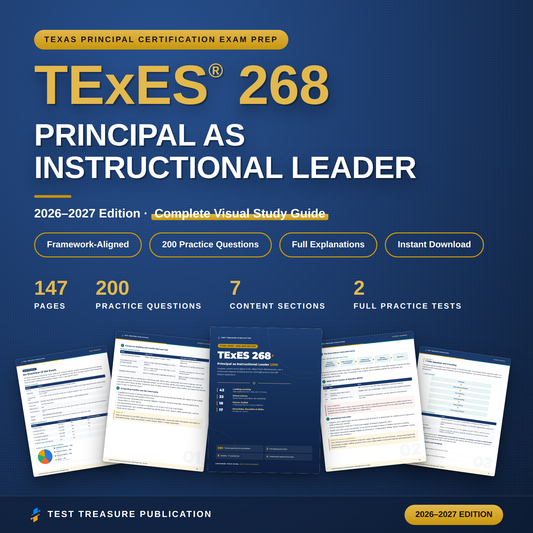 TExES Principal as Instructional Leader 268 Study Guide 2026–2027 | 200 Practice Questions