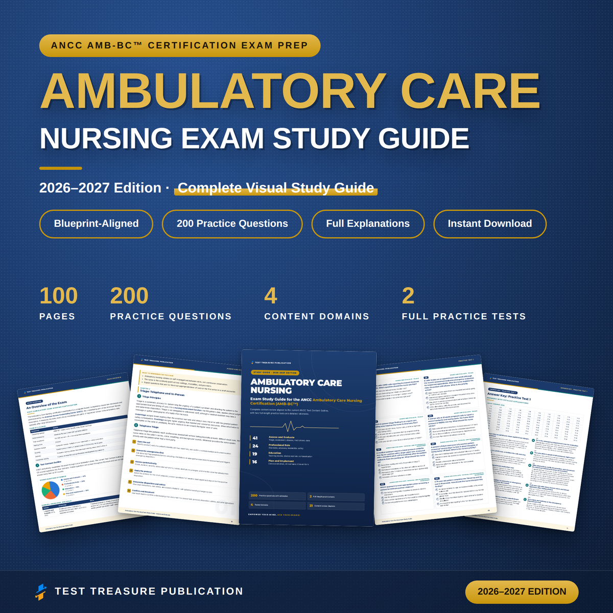 Ambulatory Care Nursing Study Guide 2026–2027 | AMB-BC Prep & 200 Practice Questions