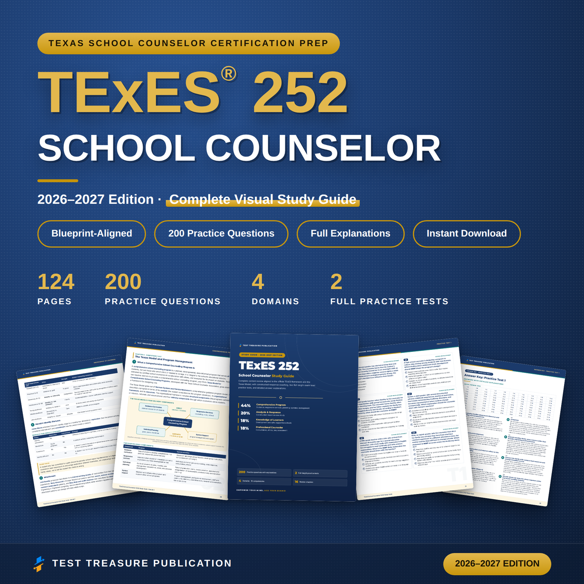 TExES School Counselor 252 Study Guide 2026–2027 | 200 Practice Questions