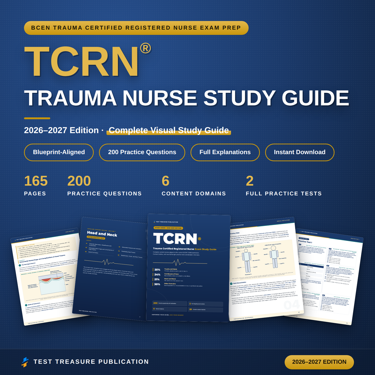 TCRN Trauma Nursing Study Guide 2026–2027 | 200 Practice Questions