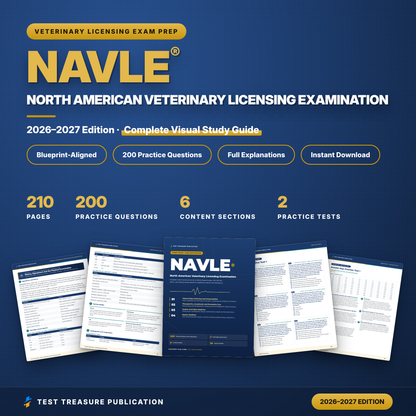 NAVLE Study Guide 2026–2027 | North American Veterinary Licensing Exam Prep + 200 Practice Questions