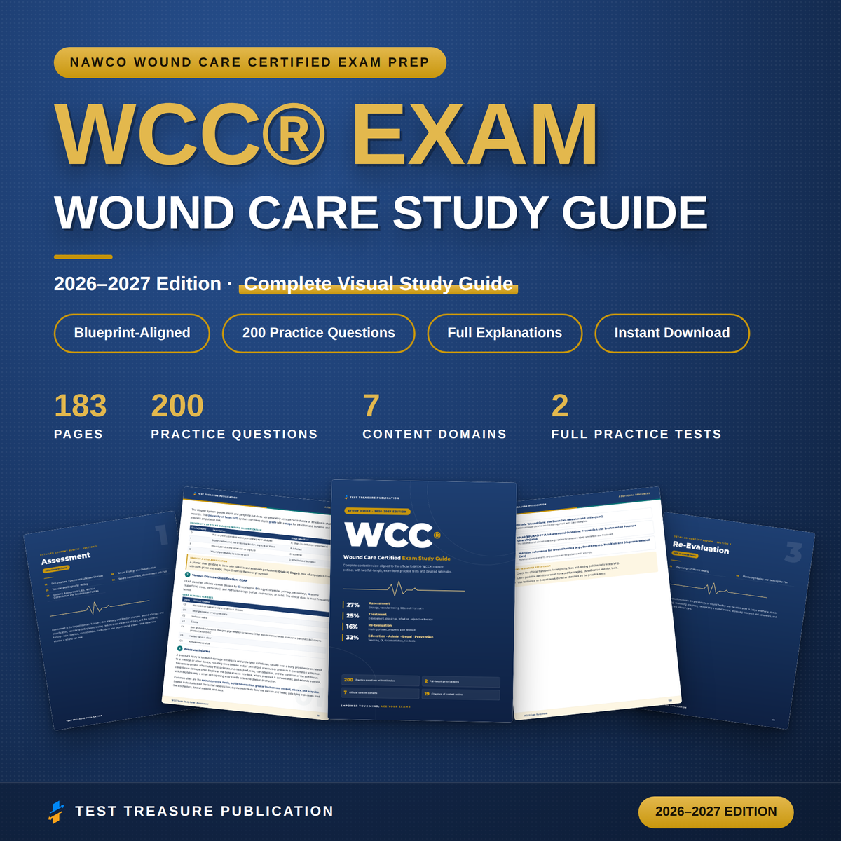 WCC Wound Care Certified Study Guide 2026–2027 | 200 Practice Questions