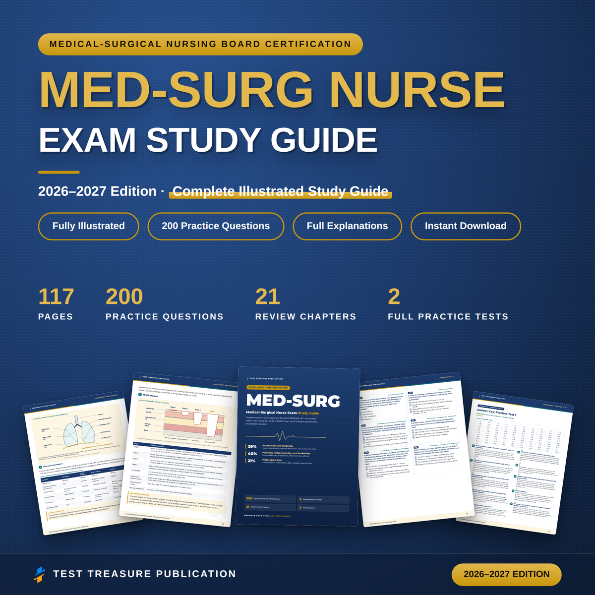 Medical-Surgical Nurse Exam Study Guide 2026–2027 | 200 Practice Questions