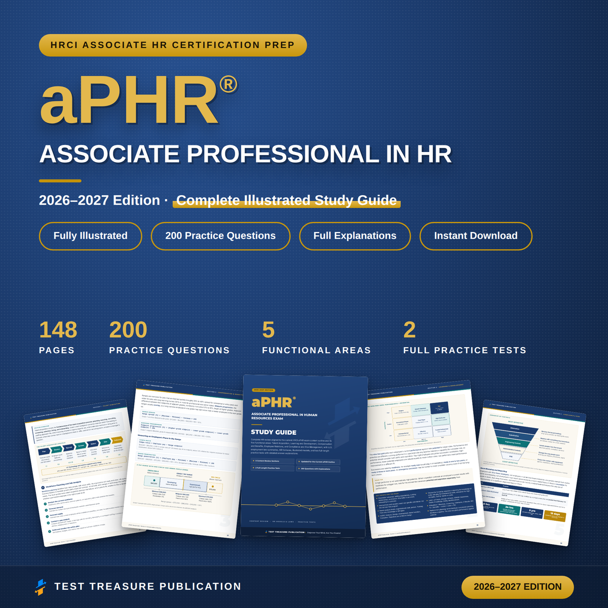 aPHR Study Guide 2026–2027 — Redesigned Illustrated Edition | 200 Practice Questions