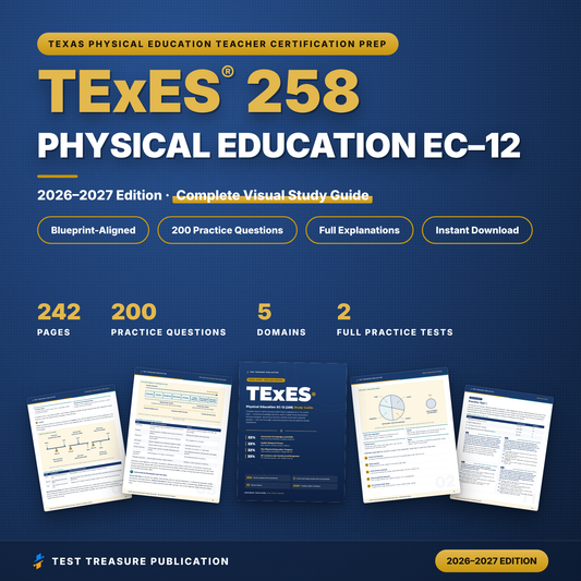 TExES Physical Education EC–12 258 Study Guide 2026–2027 | 200 Practice Questions