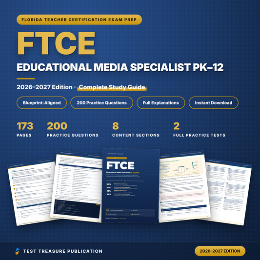 FTCE Educational Media Specialist PK–12 010 Study Guide 2026–2027 | 200 Practice Questions