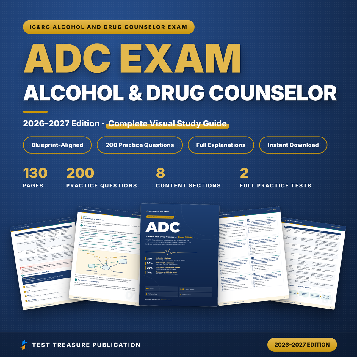 Alcohol and Drug Counselor ADC Study Guide 2026–2027 | 200 Practice Questions
