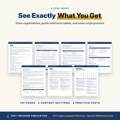 ILTS Target Language Proficiency Spanish (056) Study Guide 2026–2027 | Illinois Bilingual Endorsement Exam Prep + Practice Tests