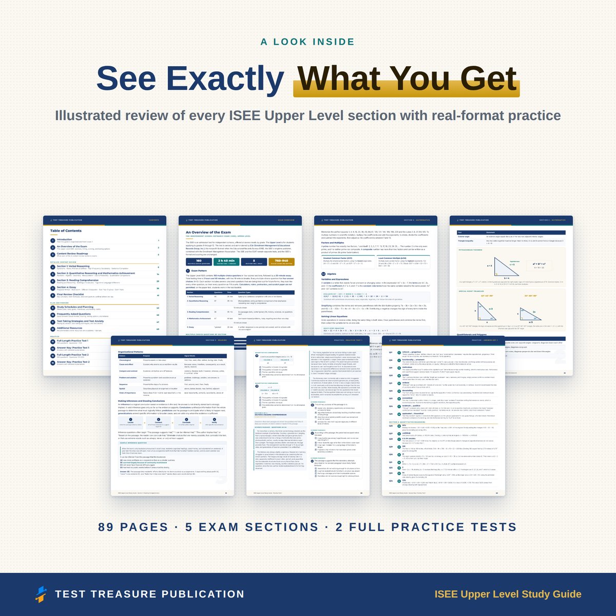 ISEE Upper Level Study Guide 2026–2027 — Redesigned Illustrated Edition | 200 Practice Questions
