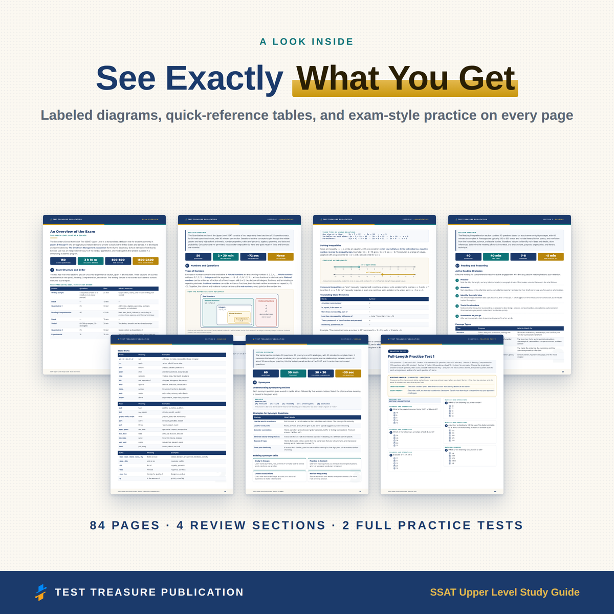SSAT Upper Level Study Guide 2026–2027 — Redesigned Illustrated Edition | 200 Practice Questions