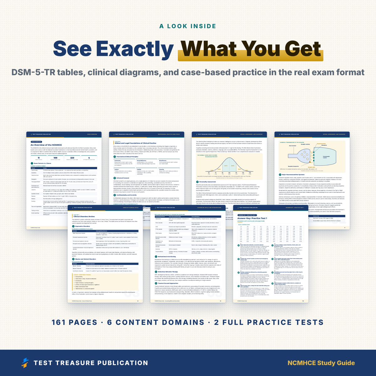 NCMHCE Study Guide 2026–2027 | 20 Clinical Cases & 200 Practice Questions