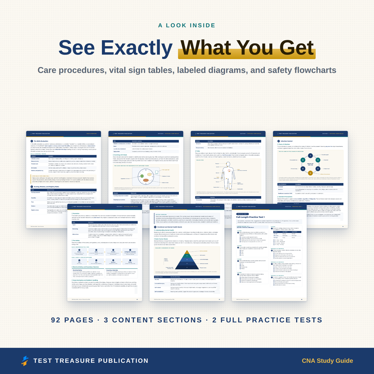 CNA Study Guide 2026–2027 — Redesigned Illustrated Edition | 200 Practice Questions