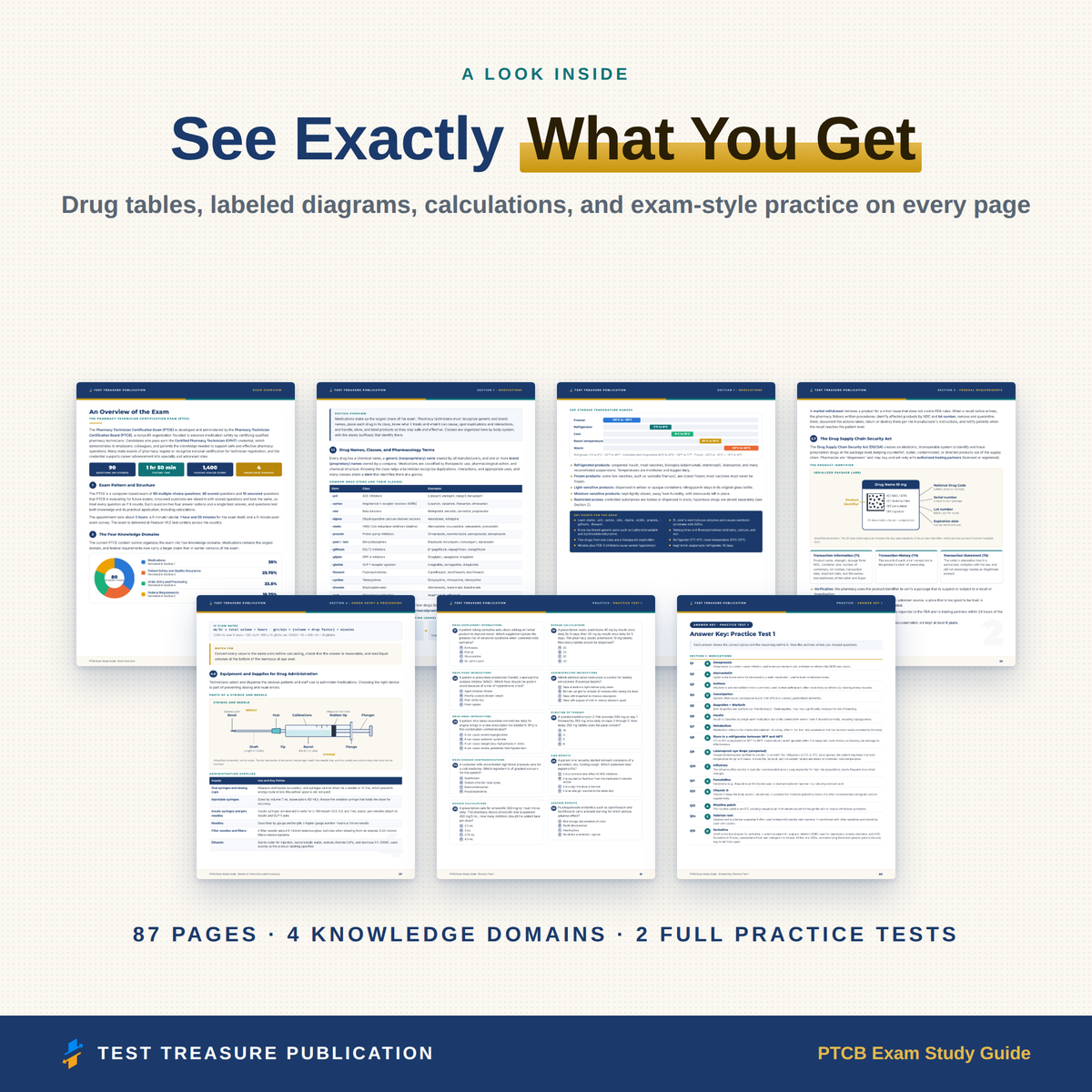 PTCB / PTCE Study Guide 2026–2027 — Redesigned Illustrated Edition | 200 Practice Questions