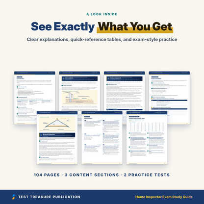 Home Inspector Exam Study Guide 2026–2027 | National Home Inspector Examination NHIE Prep, Illustrated (PDF)