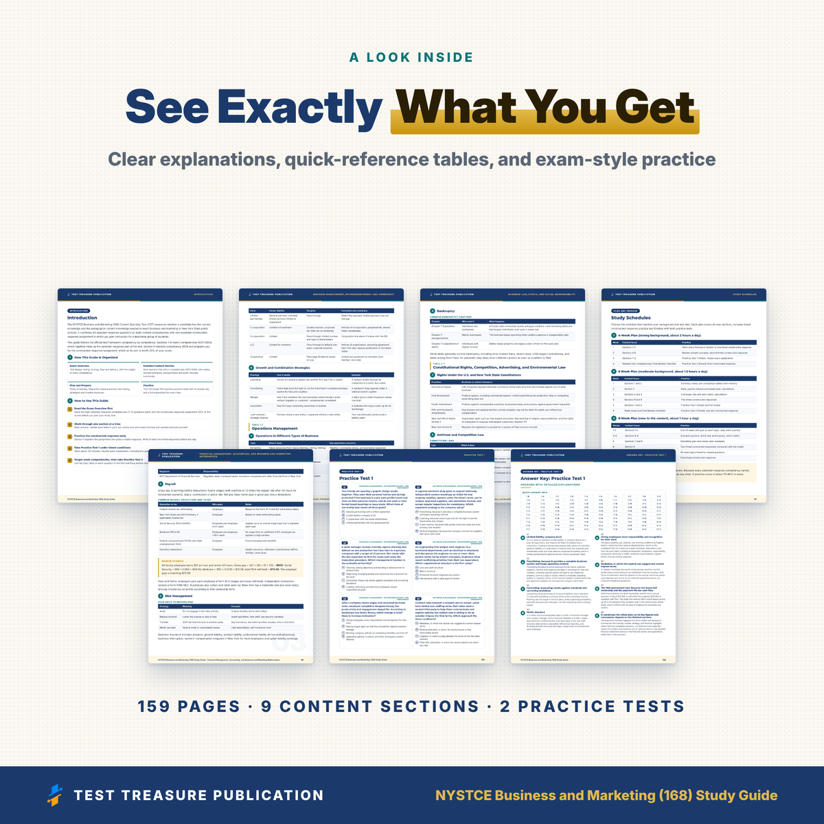 NYSTCE Business and Marketing (168) Study Guide 2026–2027 | New York Business Teacher CST Exam Prep + 200 Practice Questions