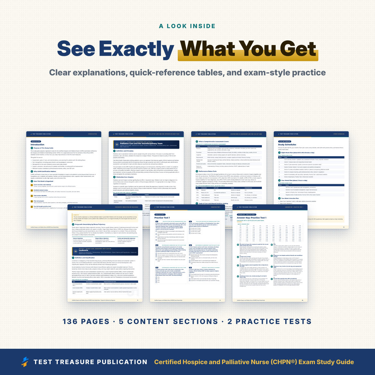 CHPN Exam Study Guide 2026–2027 | Certified Hospice and Palliative Nurse Prep | Hospice Nurse Certification | 200 Practice Questions | PDF