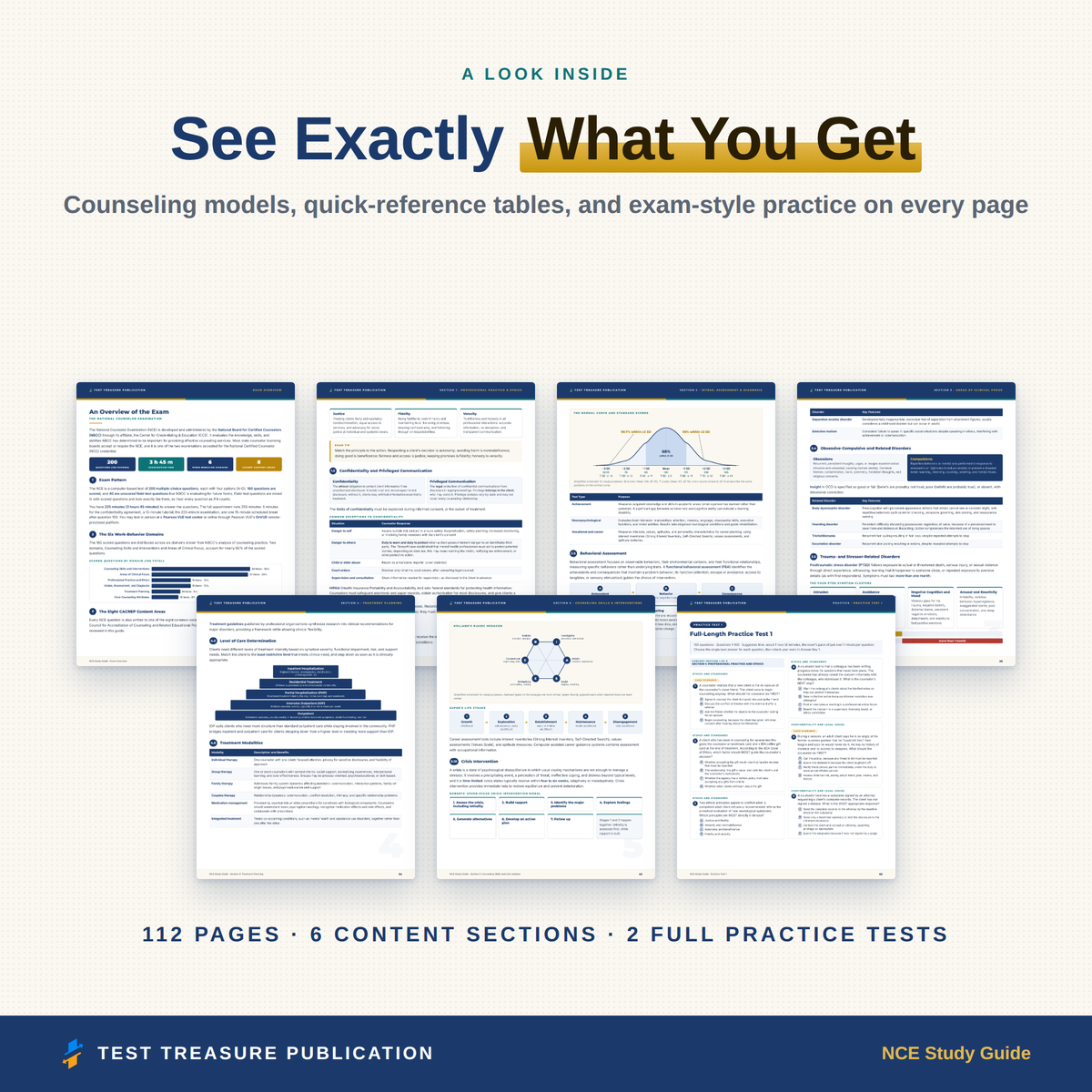 NCE Study Guide 2026–2027 — Redesigned Illustrated Edition | 200 Practice Questions