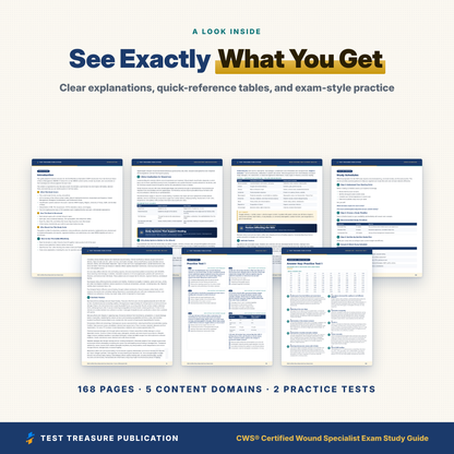 CWS Exam Study Guide 2026–2027 | Certified Wound Specialist Exam Prep | ABWM Wound Care Certification + Practice Tests