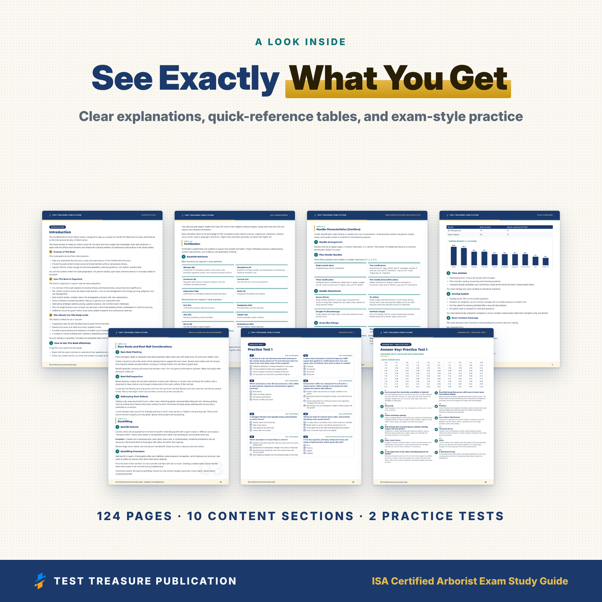 ISA Certified Arborist Exam Study Guide 2026–2027 | Arborist Certification Prep, Illustrated, 200 Practice Questions (PDF)