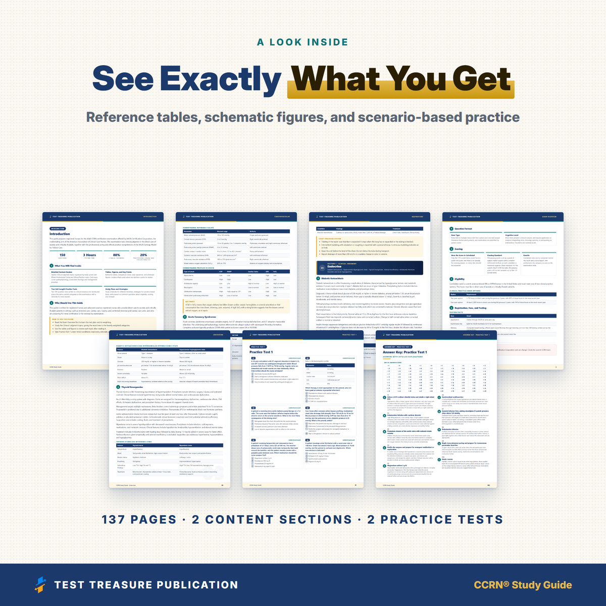 CCRN Adult Study Guide 2026–2027 — Redesigned Illustrated Edition | 200 Practice Questions