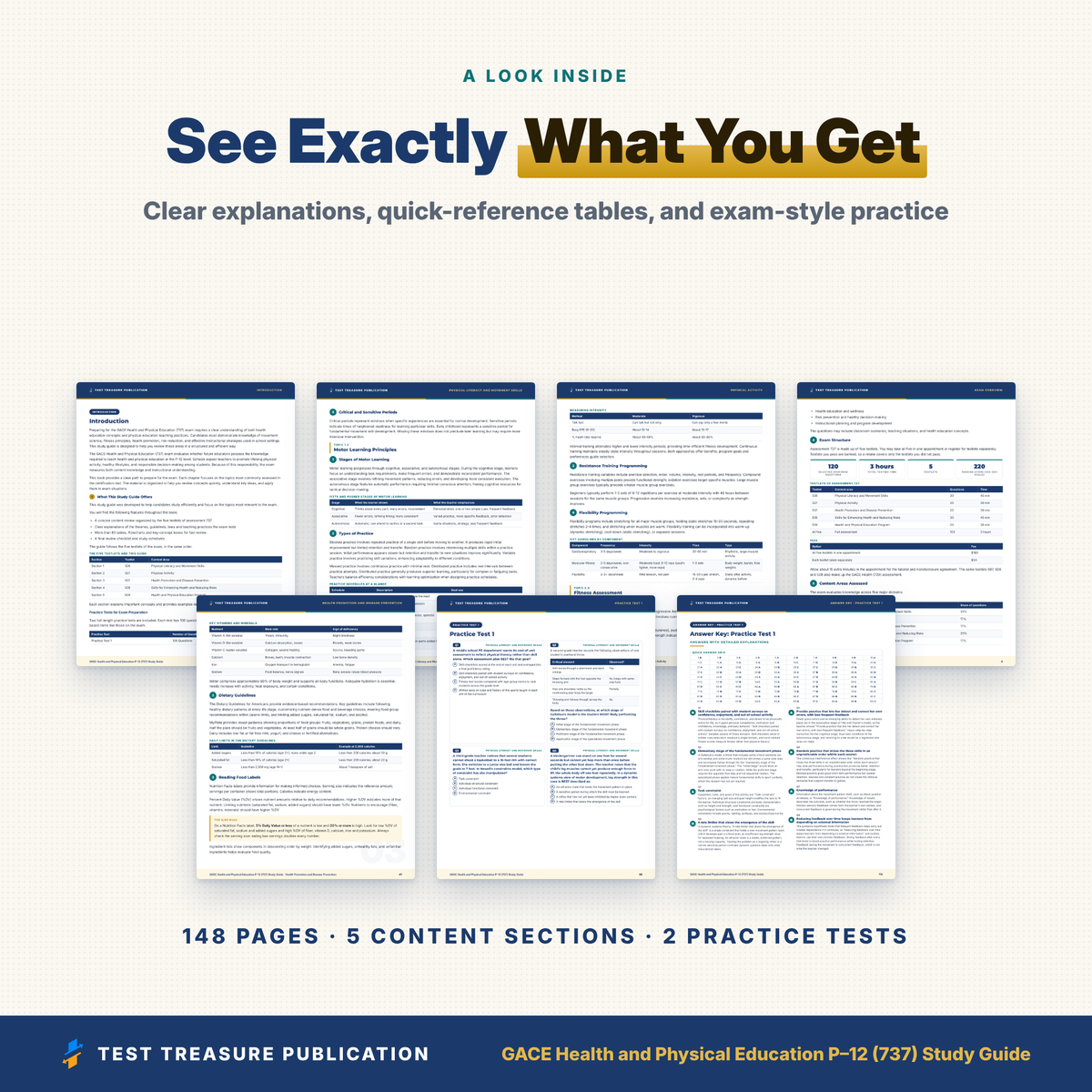 GACE Health and Physical Education 737 Study Guide 2026–2027 | GACE Health PE P-12 Test Prep | 200 Practice Questions PDF