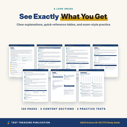 GACE Science 717 Study Guide 2026–2027 | GACE 6-12 Science Test Prep | Georgia Teacher Exam | 200 Practice Questions PDF