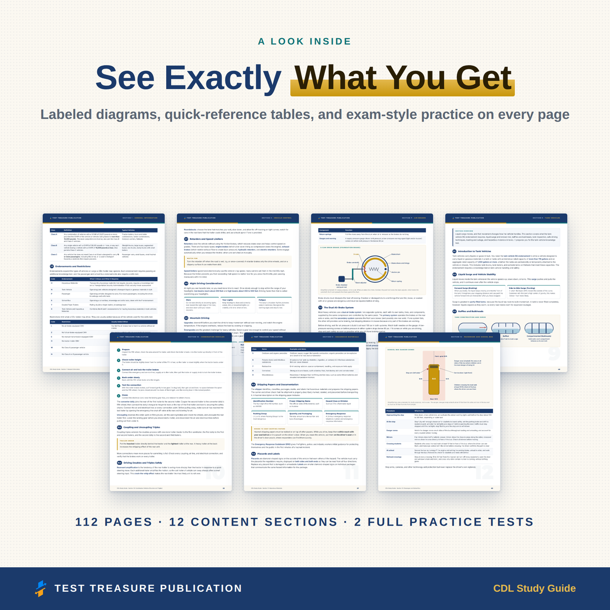 CDL Study Guide 2026–2027 — Redesigned Illustrated Edition | 200 Practice Questions