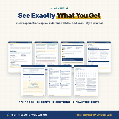 FP-C Flight Paramedic Exam Study Guide 2026–2027 | Certified Flight Paramedic Exam Prep (Digital Download)
