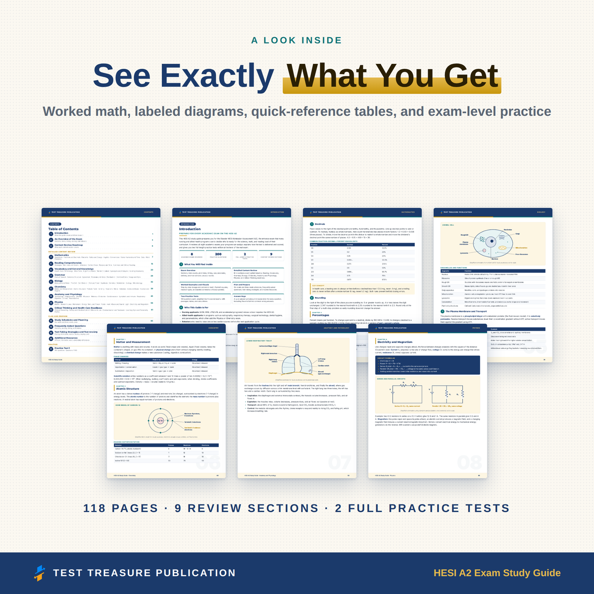 HESI A2 Study Guide 2026–2027 — Redesigned Illustrated Edition | 200 Practice Questions