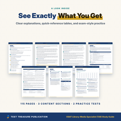 OSAT Library-Media Specialist (138) Study Guide 2026–2027 | 2 Practice Tests, 200 Questions | Oklahoma School Librarian Exam Prep PDF
