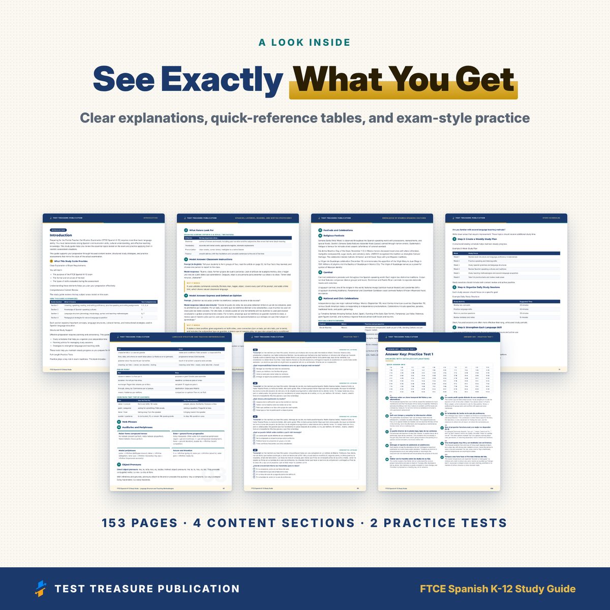 FTCE Spanish K-12 (039) Study Guide 2026–2027 | Florida Spanish Teacher Certification Exam Prep + Practice Tests
