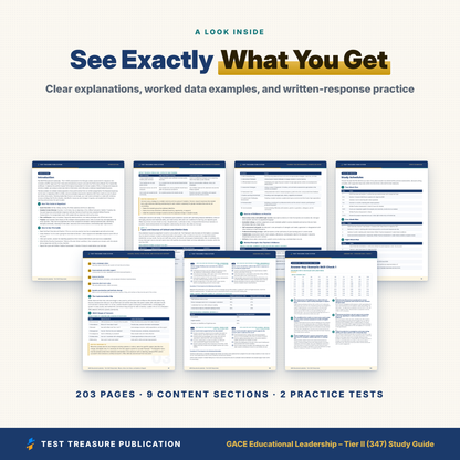 GACE Educational Leadership Tier II (347) Study Guide 2026–2027 | Georgia School Leader Written Assessment Prep