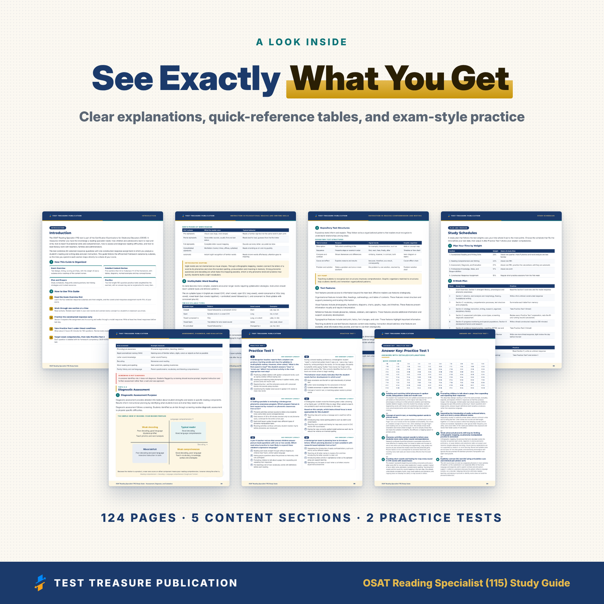 OSAT Reading Specialist (115) Study Guide 2026–2027 | Oklahoma CEOE Exam Prep + 200 Practice Questions
