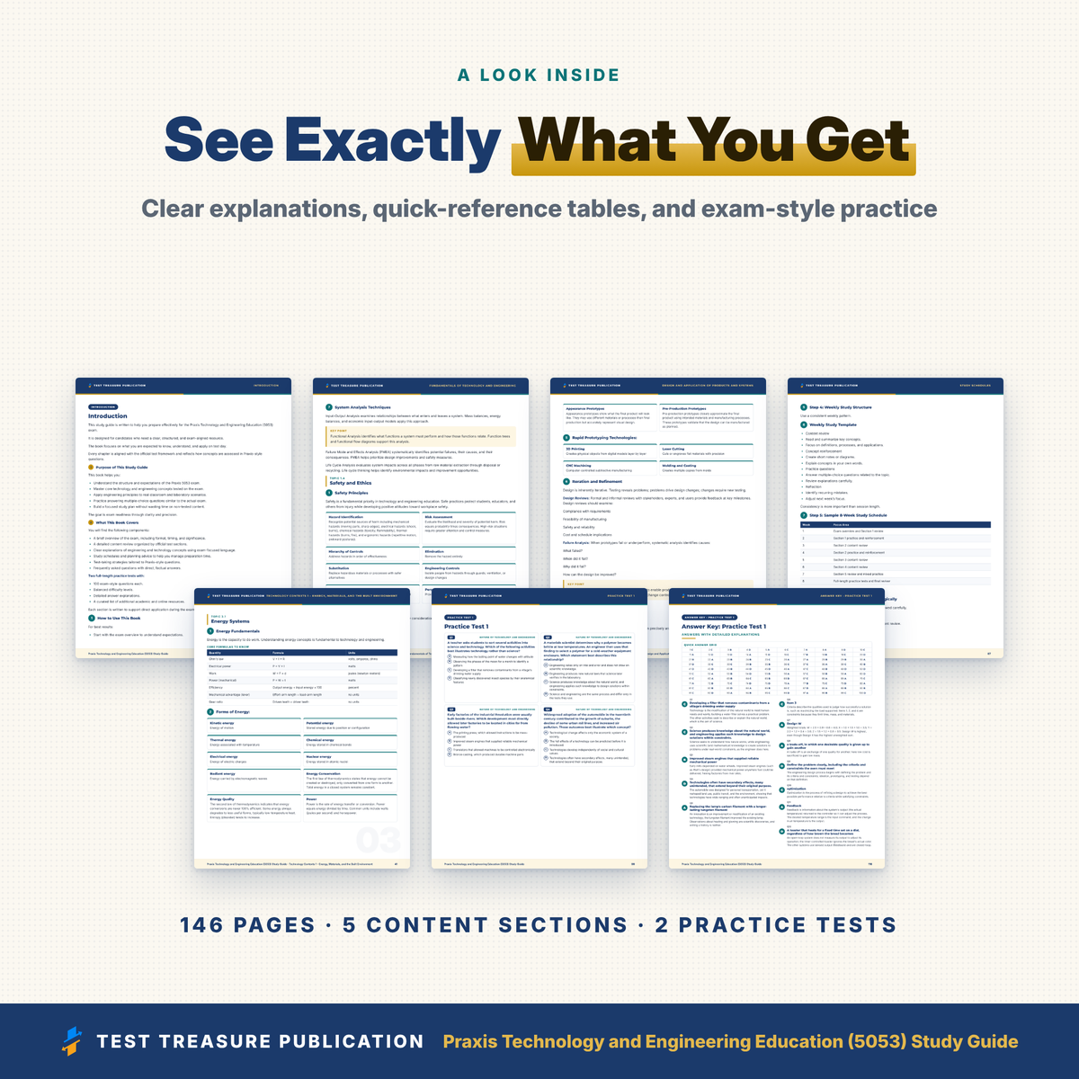 Praxis Technology and Engineering Education 5053 Study Guide 2026-2027, 200 Practice Questions, Tech Ed Teacher Test Prep PDF