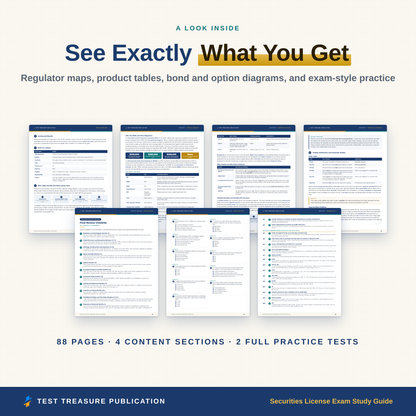 Securities License Exam Study Guide 2026-2027 for the SIE Exam, Stockbroker Exam Prep, Finance Career, 200 Practice Questions, PDF