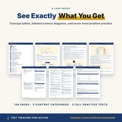 Chemistry Teacher Certification Study Guide 2026-2027 for the Praxis 5246 Exam, Chemistry Test Prep, 200 Practice Questions