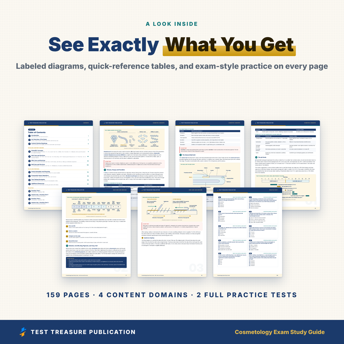 Cosmetology State Board Exam Study Guide 2026–2027 | 200 Practice Questions