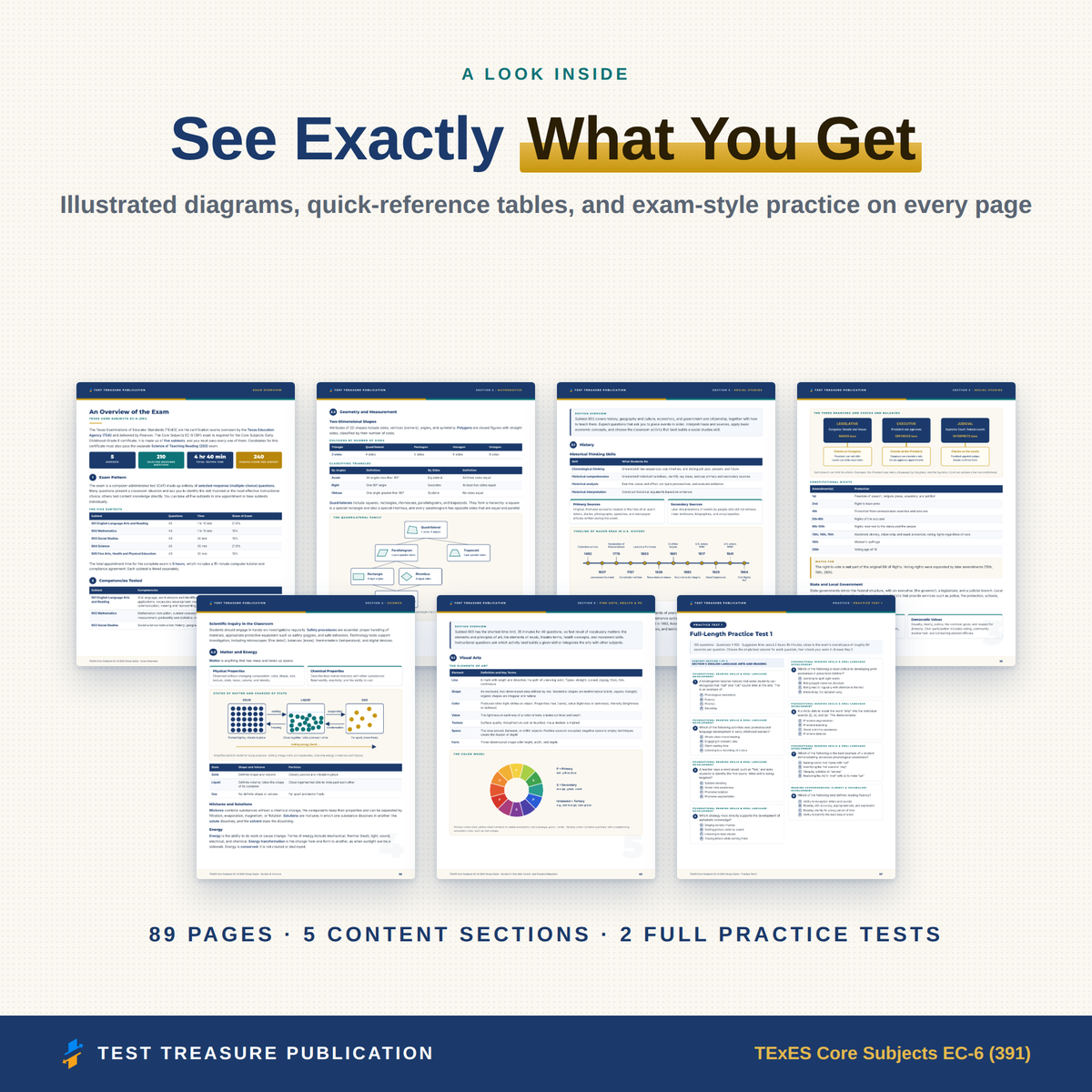 TExES Core Subjects EC-6 (391) Study Guide 2026–2027 — Redesigned Illustrated Edition | 200 Practice Questions