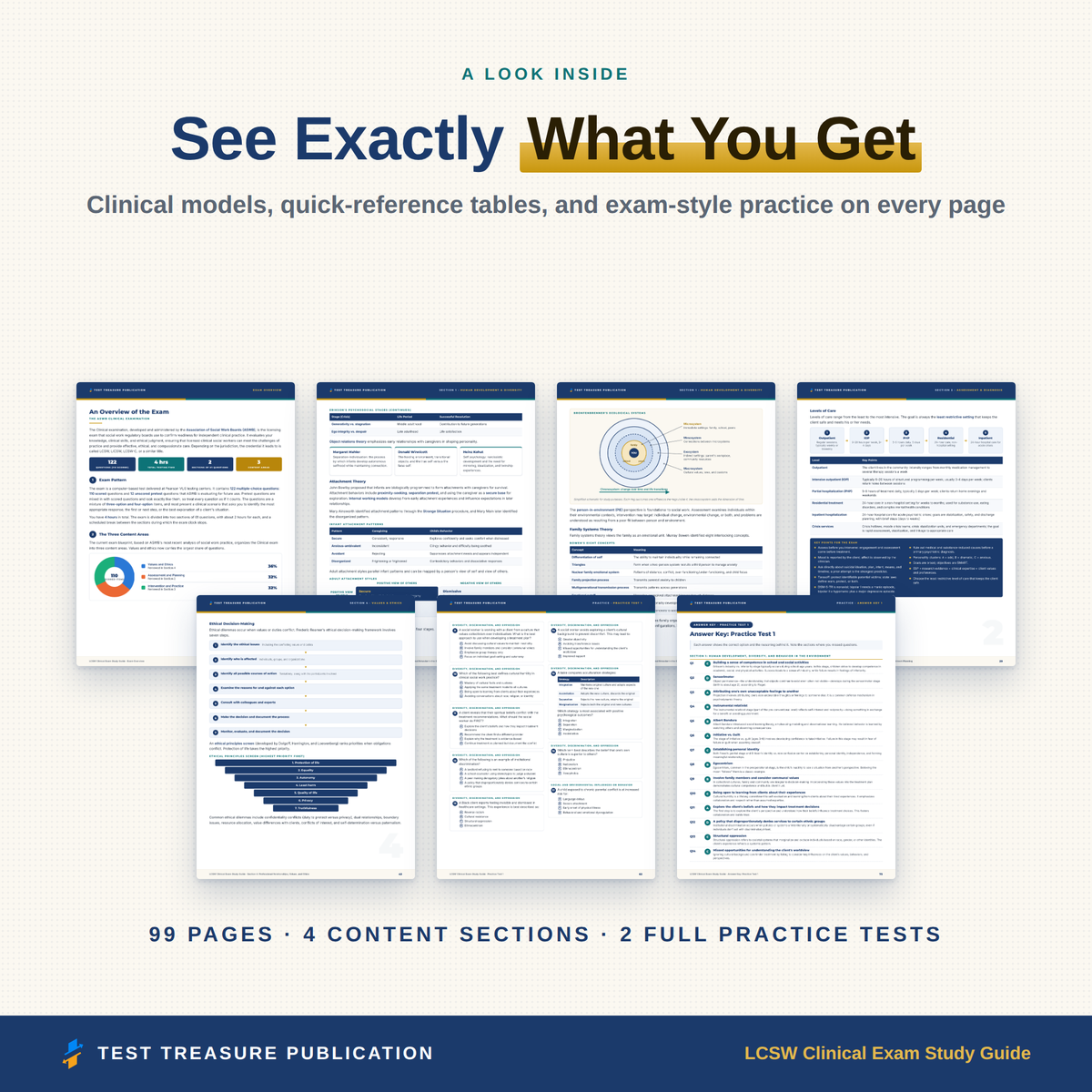 LCSW Clinical Exam Study Guide 2026–2027 — Redesigned Illustrated Edition | 200 Practice Questions