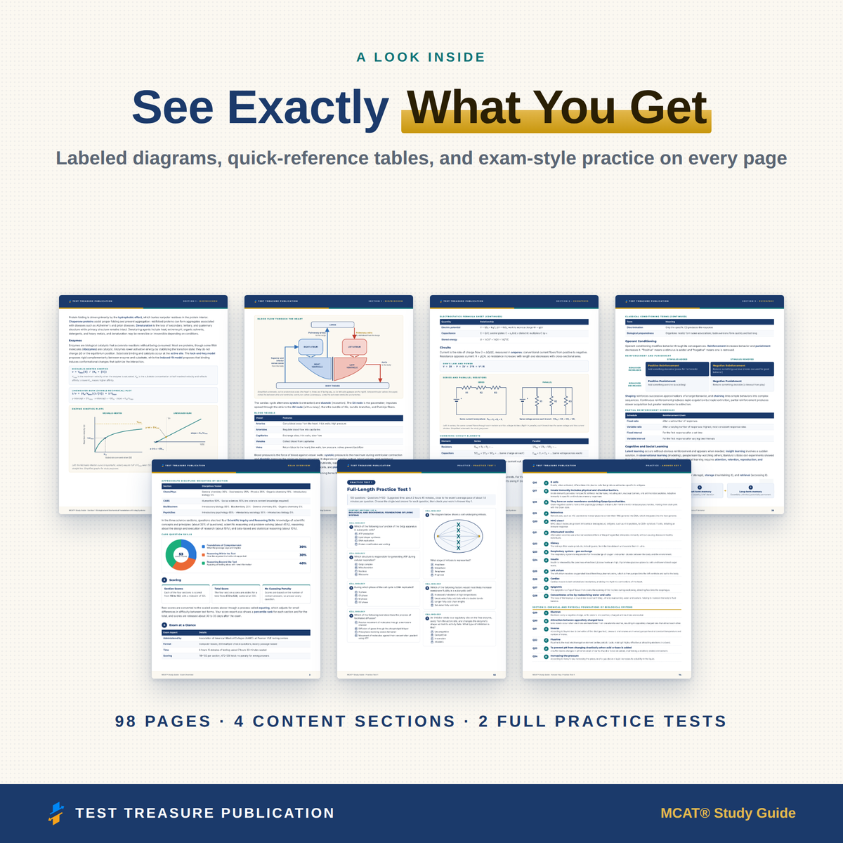 MCAT Study Guide 2026–2027 — Redesigned Illustrated Edition | 200 Practice Questions