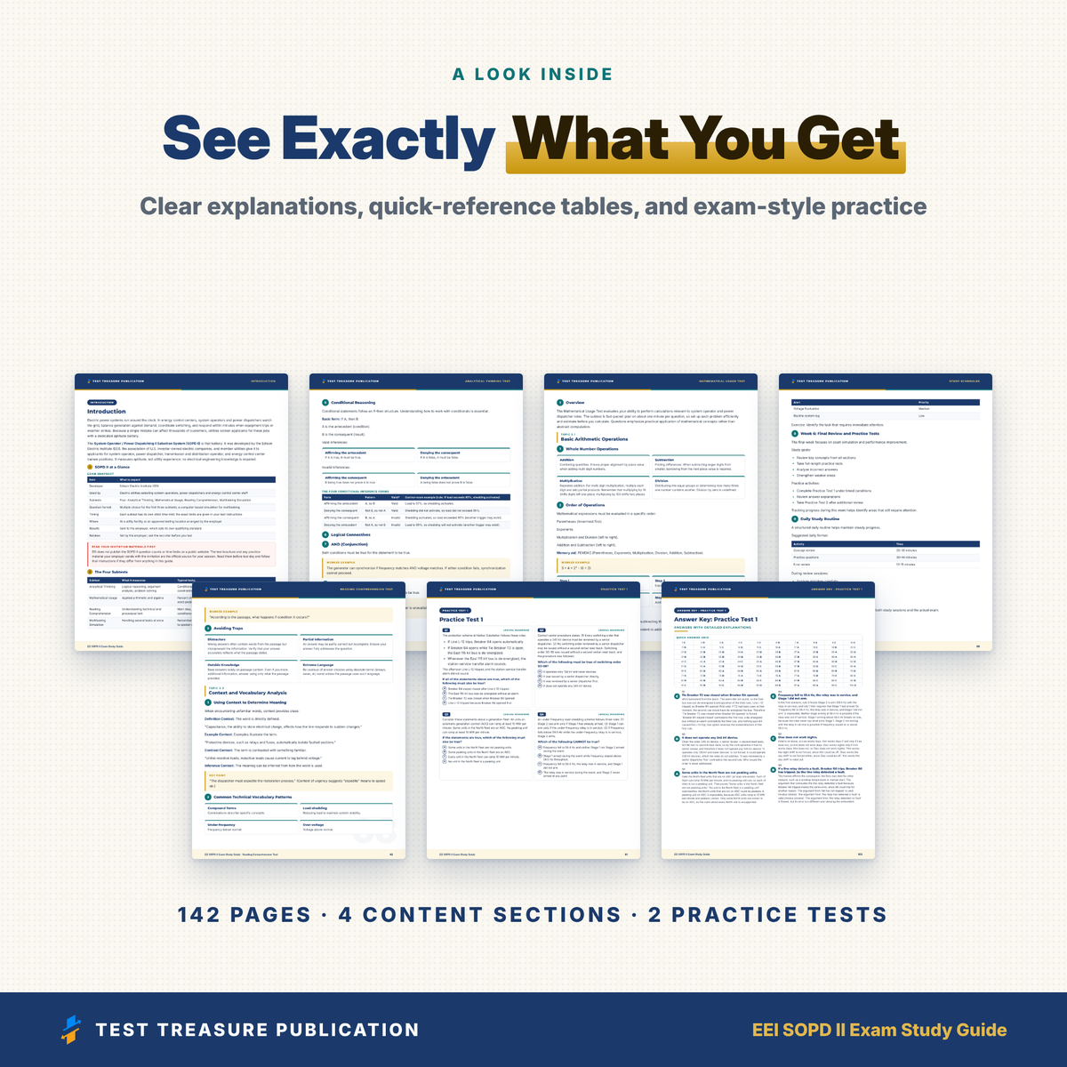EEI SOPD II Exam Study Guide 2026–2027 | System Operator & Power Dispatcher Test Prep + 2 Practice Tests