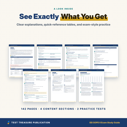 EEI SOPD II Exam Study Guide 2026–2027 | System Operator & Power Dispatcher Test Prep + 2 Practice Tests