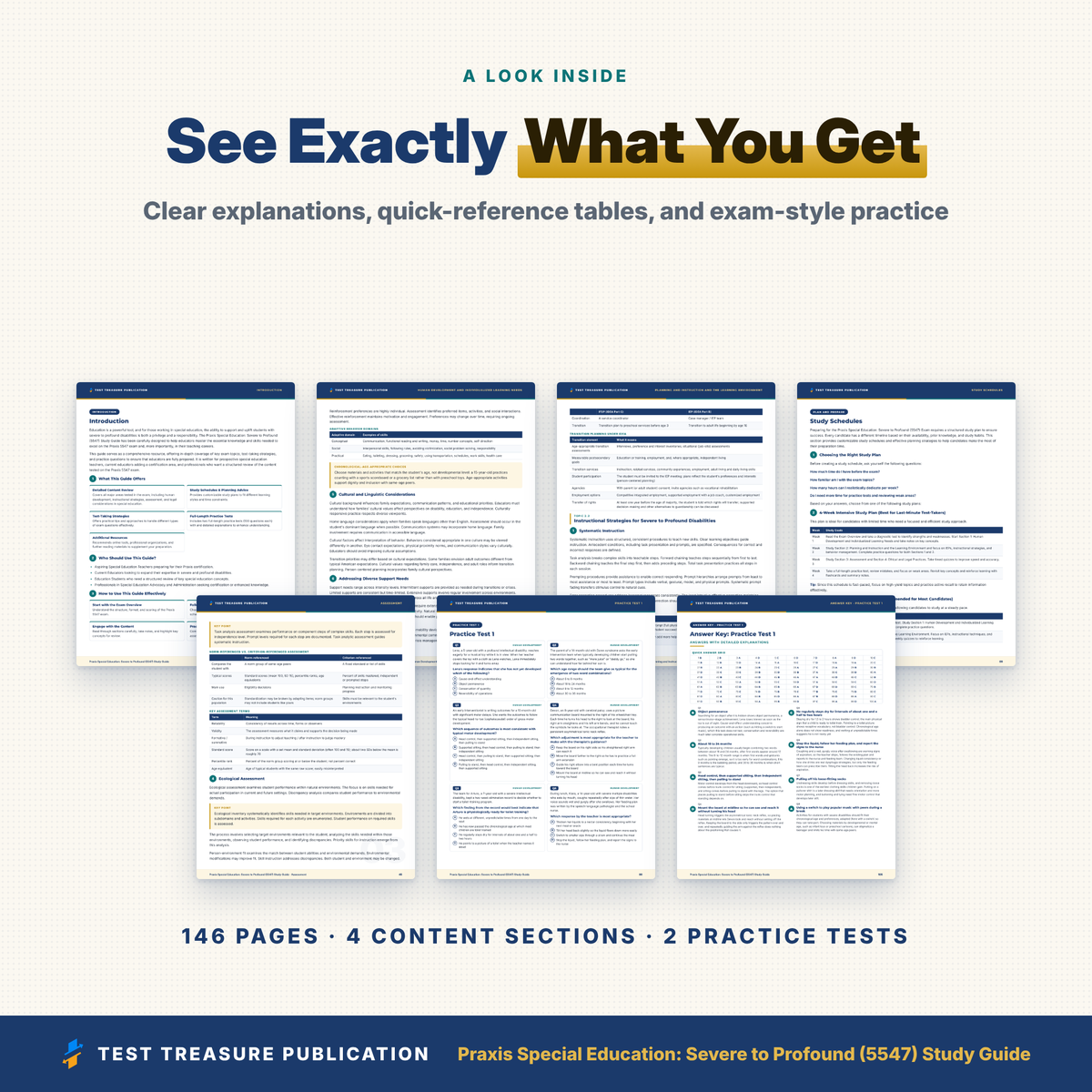 Praxis Special Education Severe to Profound (5547) Study Guide 2026–2027 | SPED Teacher Certification Exam Prep + 200 Practice Questions