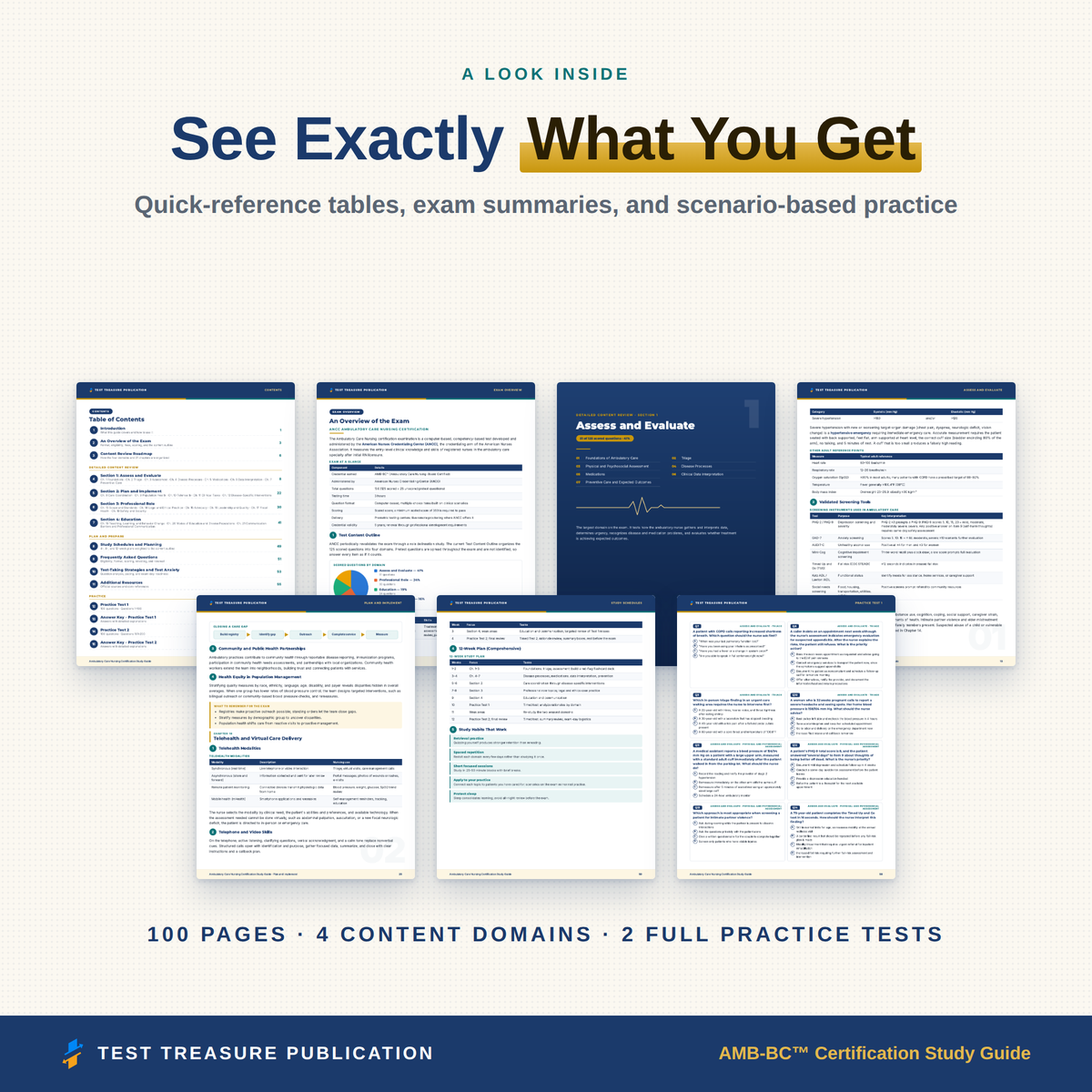 AMB-BC Certification Study Guide 2026-2027, Ambulatory Care Nursing Board Certification Review, ANCC Exam Prep, 200 Questions, PDF