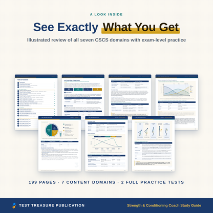 Strength and Conditioning Coach Study Guide 2026-2027 for the CSCS Exam, NSCA Certification Prep, Practice Tests, Printable PDF