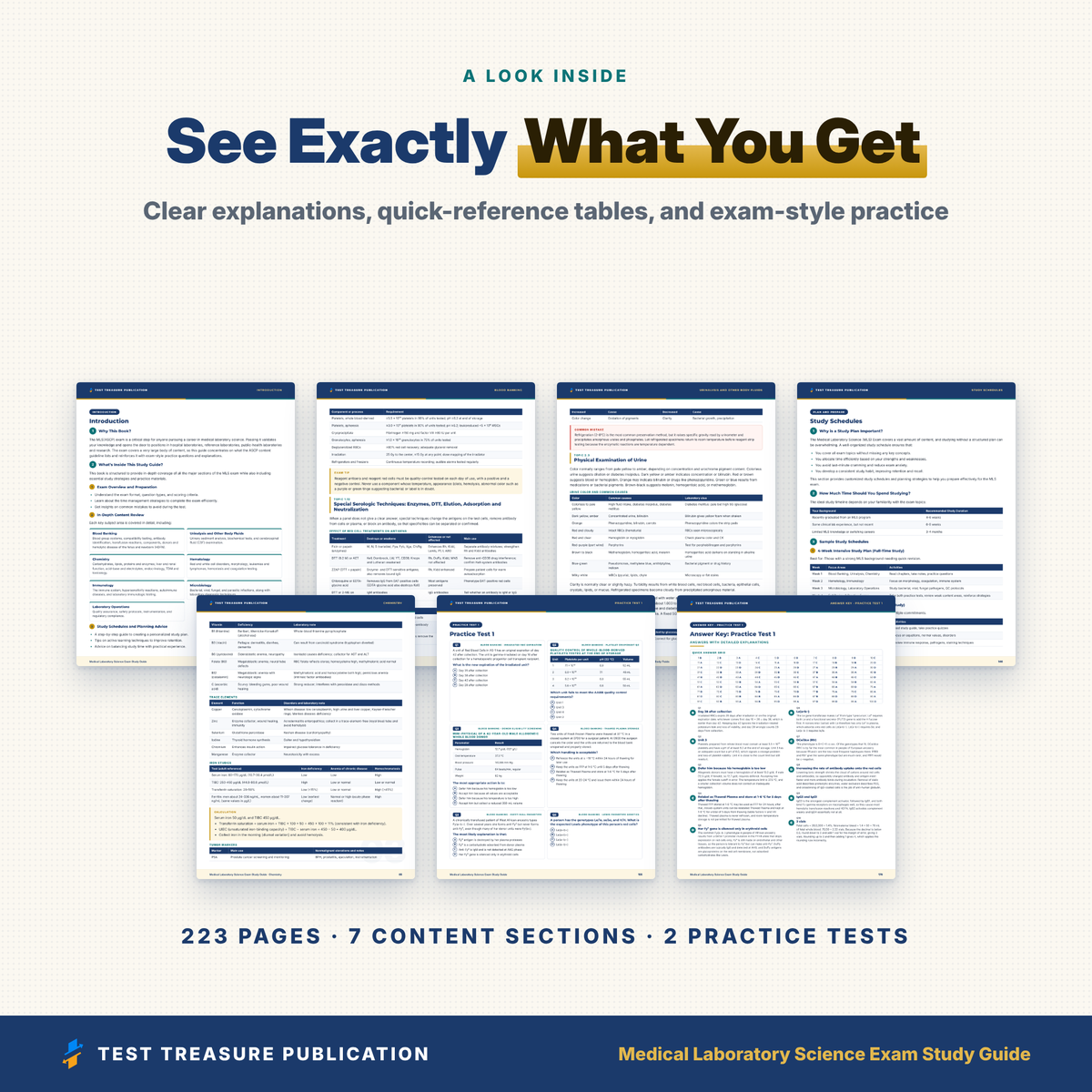 Medical Laboratory Science Exam Study Guide 2026–2027 | MLS ASCP Certification Prep + 200 Practice Questions