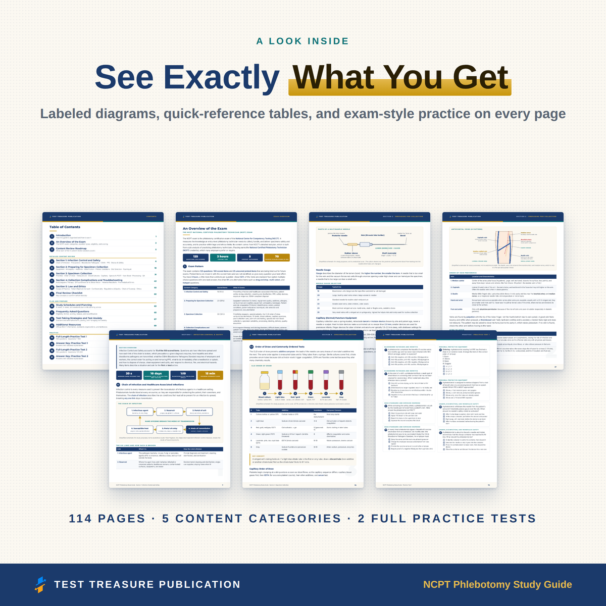 NCPT Phlebotomy Study Guide 2026–2027 | NCCT Exam Prep & 200 Practice Questions