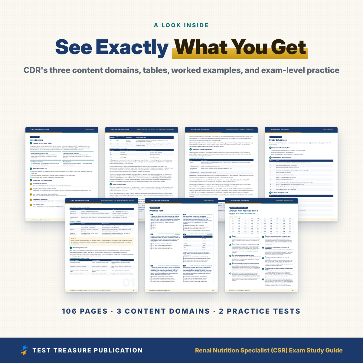 CSR Renal Nutrition Specialist Exam Study Guide 2026–2027 | Board Certified Renal Dietitian Exam Prep (PDF)
